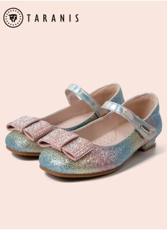 Taranis Taranis Girls Princess Leather Shoes Mary Jane Dance Sandal Soft Sole Shoes Performance Leather Formal Shoes  - Image 5