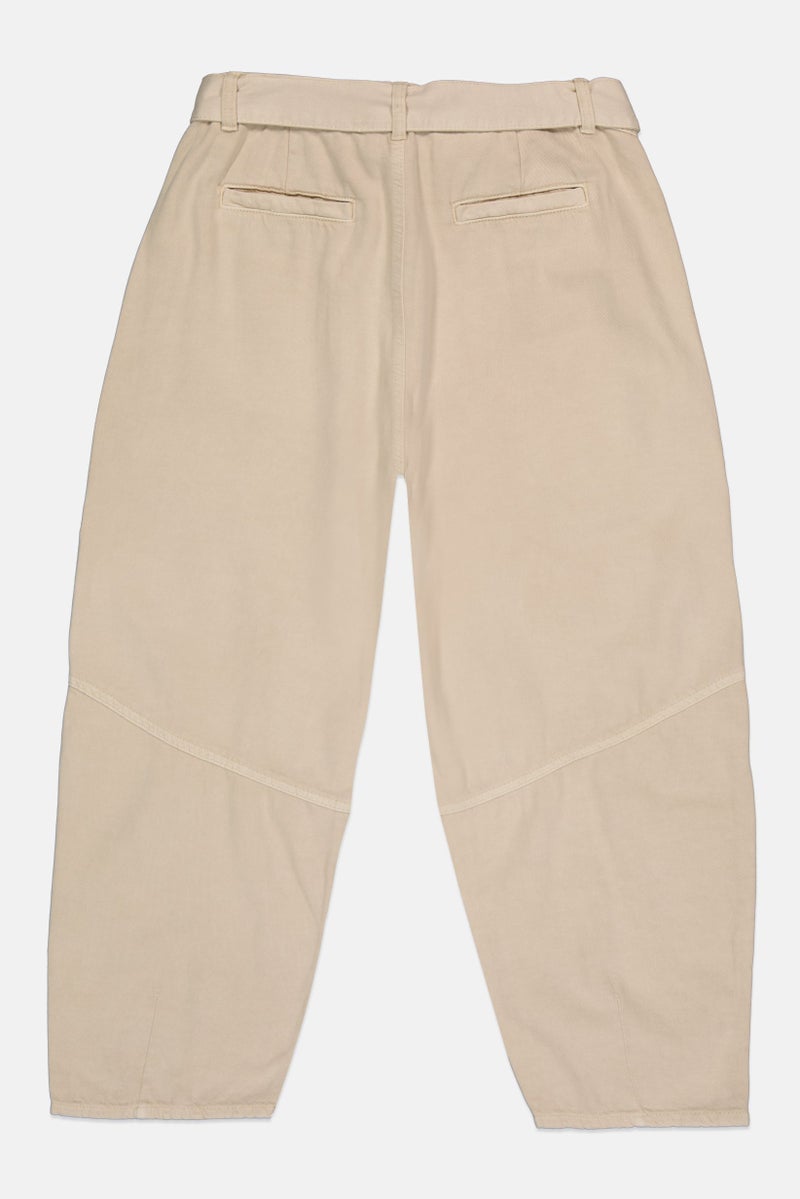 promod Women Regular Solid No Stretch Jeans, Beige - Image 2
