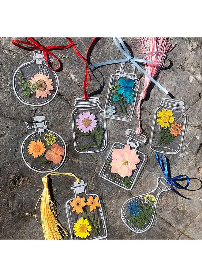 30Pcs Transparent Dried Flower Bookmarks Homemade Beautiful Flower Bookmarks DIY Dried Flower Bookmark Glassware Stickers - pzsku/ZCB075152F71C47303267Z/45/_/1732119489/8e176a80-a49d-4a13-8cc8-e270c19ef3b7