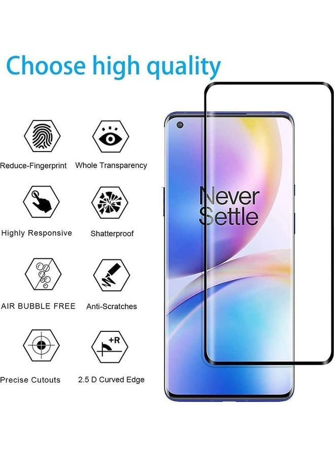 ICS 5D Screen Protector For OnePlus 8 Pro Clear - Image 2