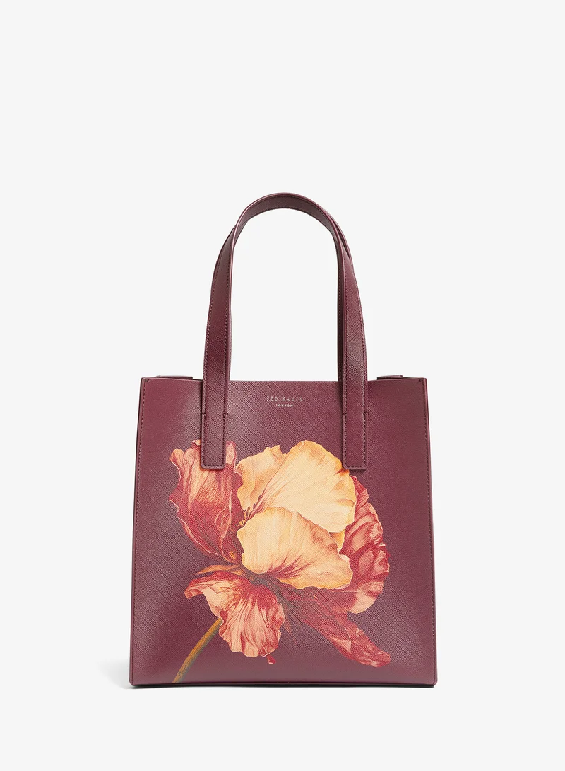 تيد بيكر Shimina Printed Flower Small Icon Tote