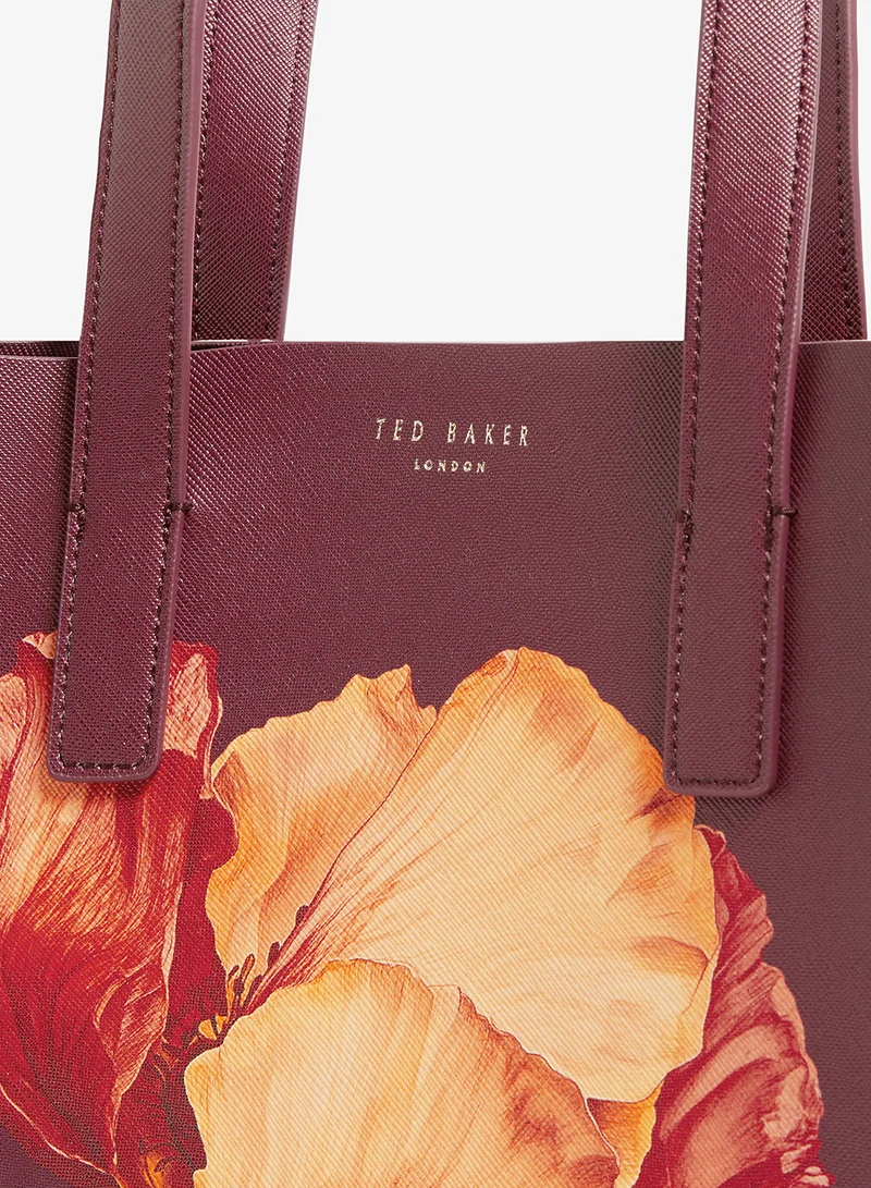 Ted Baker  Shimina Printed Flower Small Icon Tote for Women | Best Price UAE