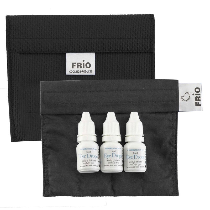 Frio حافظة صغيرة جداً لتبريد الأنسولين ومحفظة قطرات العين لنظام تبريد يدوم طويلاً معتمد من TSA