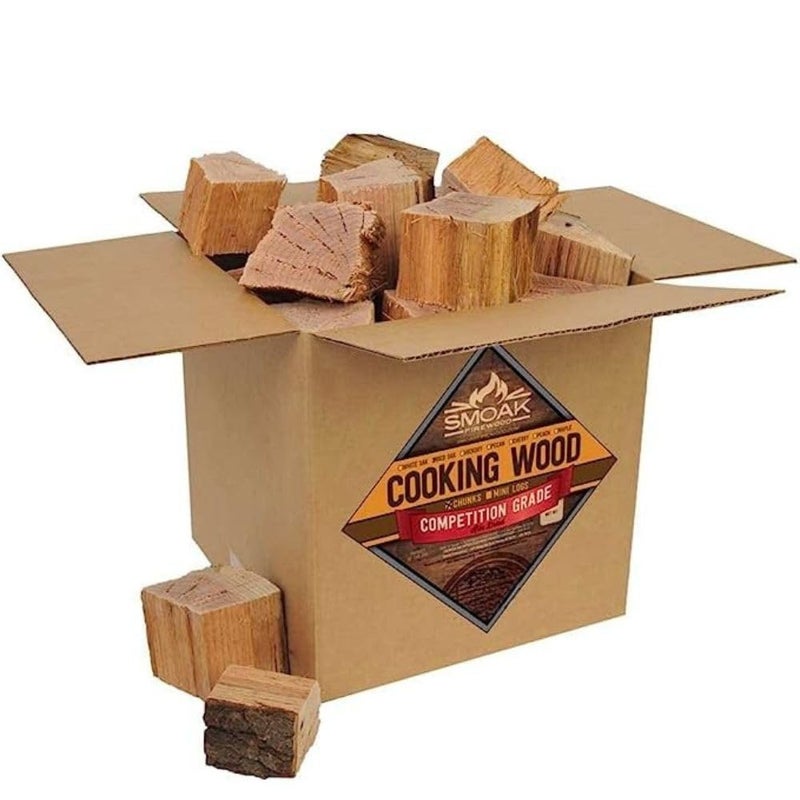 Smoak Firewood Smoak Firewoods Cooking Wood Chunks Competition Grade USDA Certified for Smoking Grilling or Barbequing White Oak 810lbs 729 Cubic in 