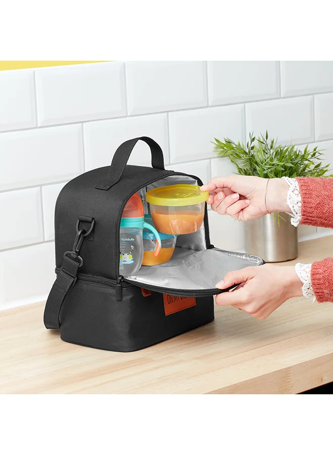 Badabulle Pick And Go Multipocket Insulated Lunch Bag, 5L Waterproof Insulated Bag