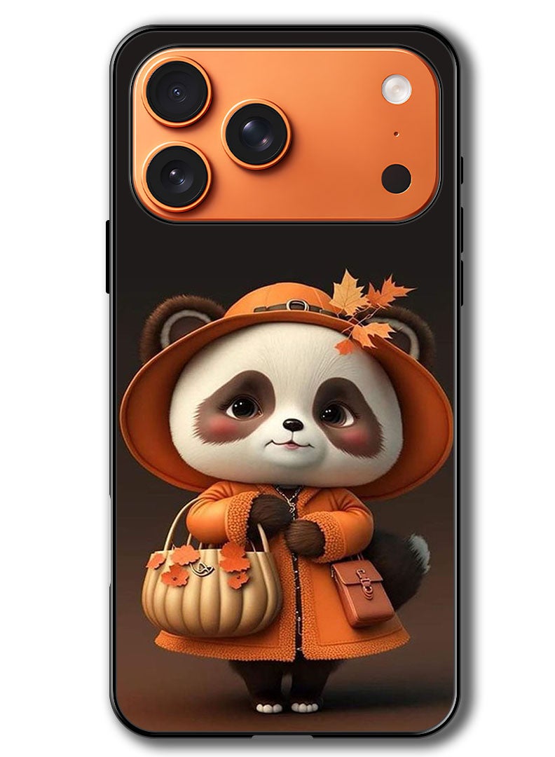 Theodor Case Compatible with Apple iPhone 17 Pro Max 6.9 Inch Protection Shockproof Bumper Cover Panda Lady - Image 1