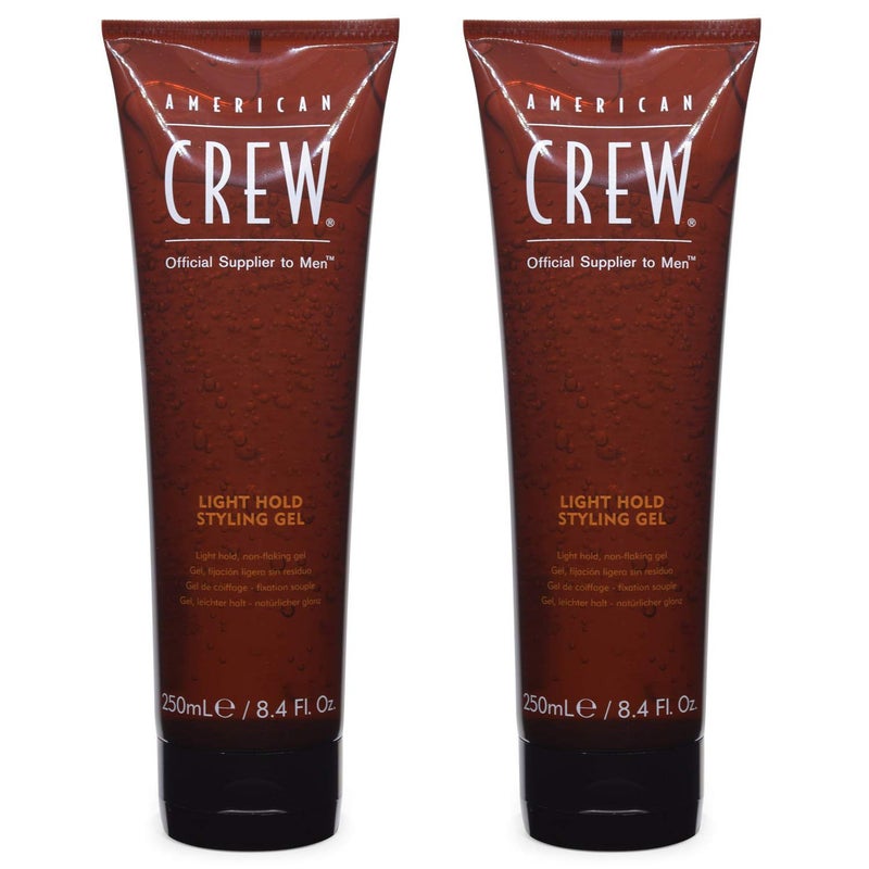 AMERICAN CREW Classic Light Hold Styling Gel 250ml / 8.45fl.oz. (Pack of 2) - Image 1