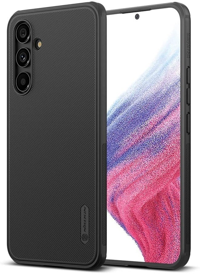Nillkin Samsung Galaxy A54 5G Case, Frosted Ultra Thin Phone Case for Samsung A54, Shockproof Drop Proof Anti-Scratch & Slip Dual Layer Tough Case for Samsung Galaxy A54, Black  - Image 1