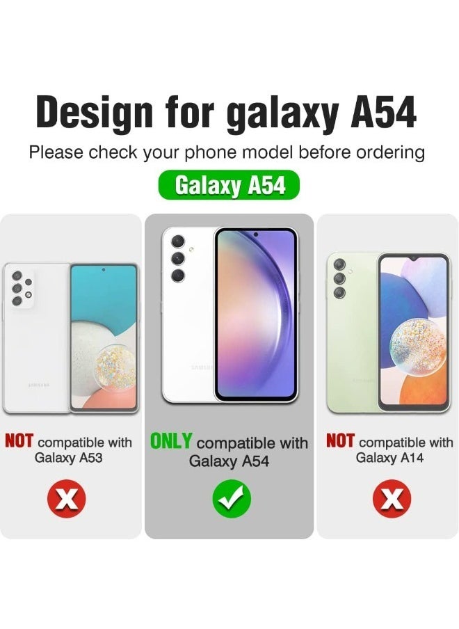 Nillkin Samsung Galaxy A54 5G Case, Frosted Ultra Thin Phone Case for Samsung A54, Shockproof Drop Proof Anti-Scratch & Slip Dual Layer Tough Case for Samsung Galaxy A54, Black  - Image 2