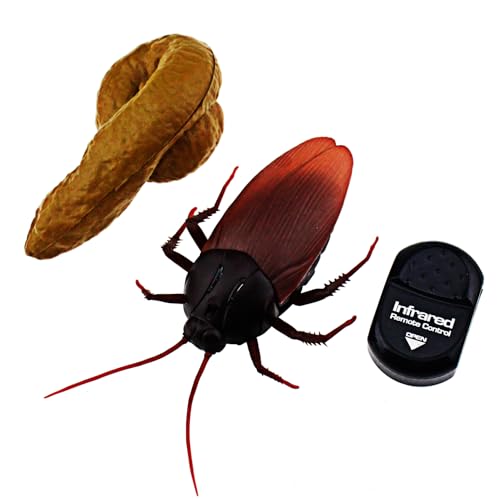 Tipmant RC Cockroach Roach Remote Control Insect Car Realistic Animal Fake Electric Kids Prank Tricky Toy for Halloween Christmas - Image 1