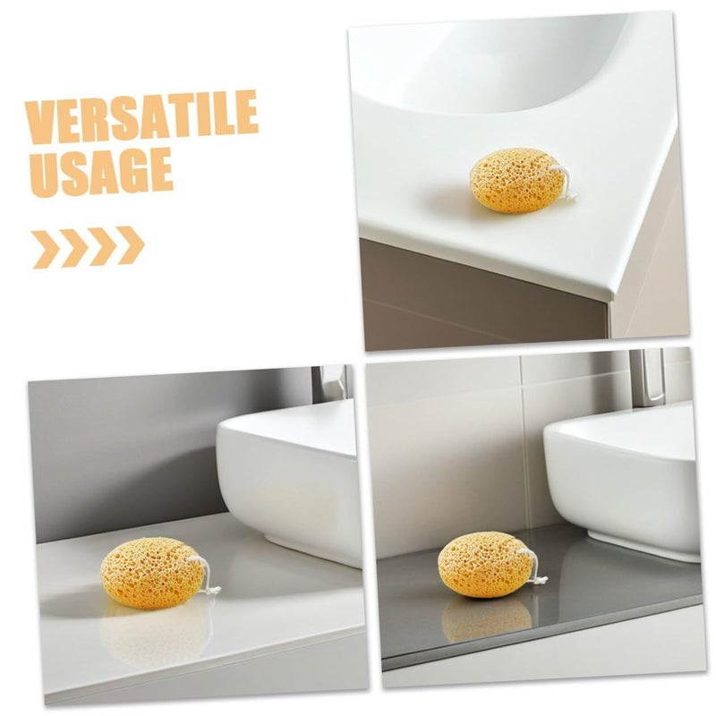 Reusable Honeycomb Exfoliating Bath Sponges 4Pcs Back Scrubber Loofah Pads For Men And Women - Image 4