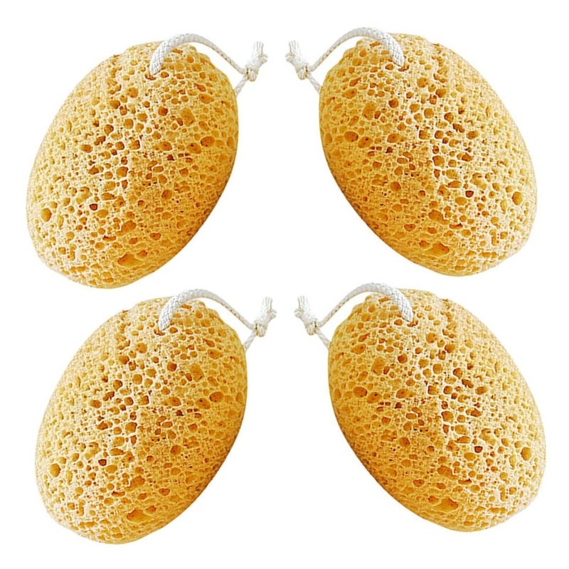 Reusable Honeycomb Exfoliating Bath Sponges 4Pcs Back Scrubber Loofah Pads For Men And Women - Image 2