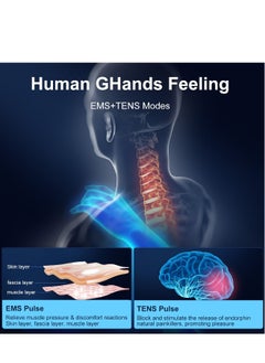 Generic Tens Machine for Pain Relief, Back Pain Relief,  EMS Therapy Electric Massager, 6 Modes & 19 Gear Back Massagers for Pain, Neck Massager  - Image 5