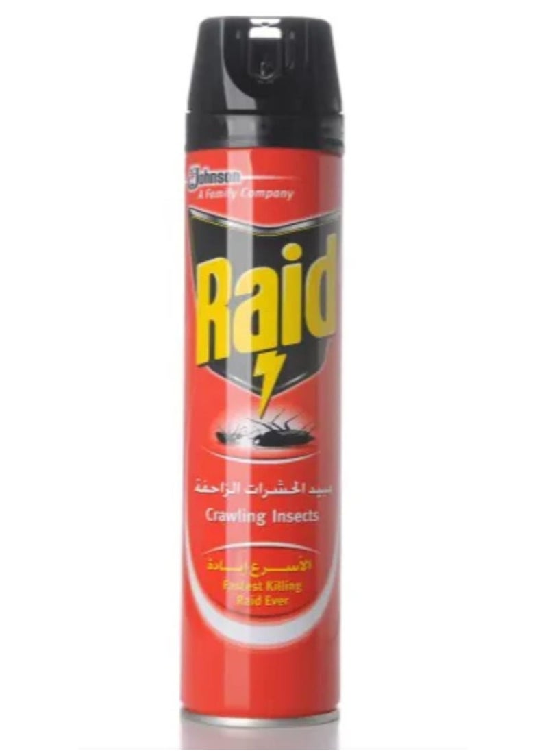 RAID - Raid - Cockroach and Crawling Insect Killer Spray - 400 ml 2 pieces - Image 1