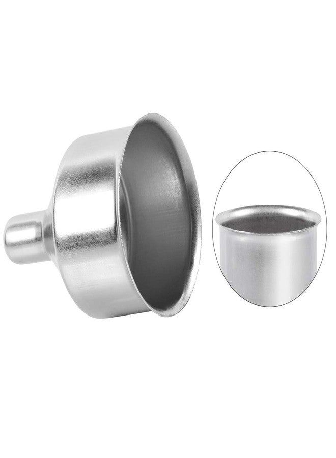 كابكس قمع صغير متعدد الأغراض من الفولاذ المقاوم للصدأ من كاباكس، مناسب لقوارير المشروبات الكحولية، وزجاجات الزيوت العطرية، ومساحيق التوابل، وحشوات المكياج المنزلي، لون فضي، عبوة من قطعة واحدة - Image 4