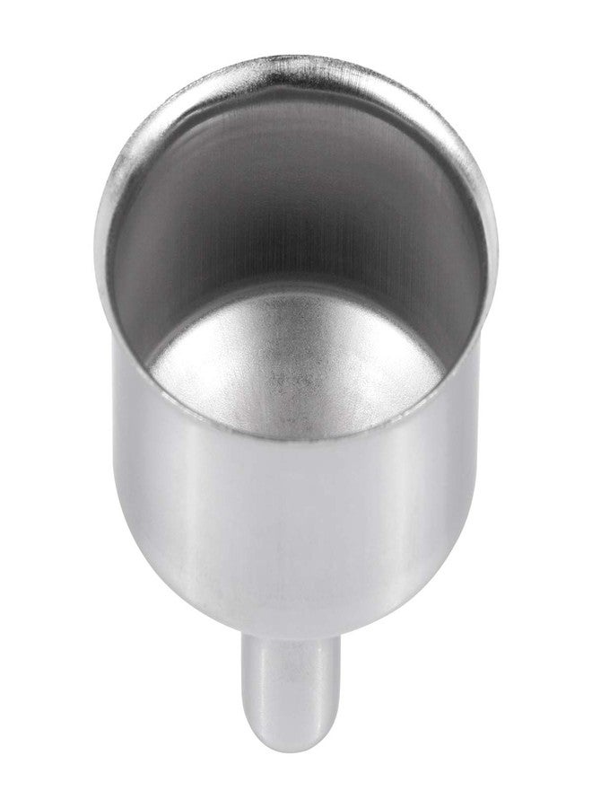 كابكس قمع صغير متعدد الأغراض من الفولاذ المقاوم للصدأ من كاباكس، مناسب لقوارير المشروبات الكحولية، وزجاجات الزيوت العطرية، ومساحيق التوابل، وحشوات المكياج المنزلي، لون فضي، عبوة من قطعة واحدة - Image 3