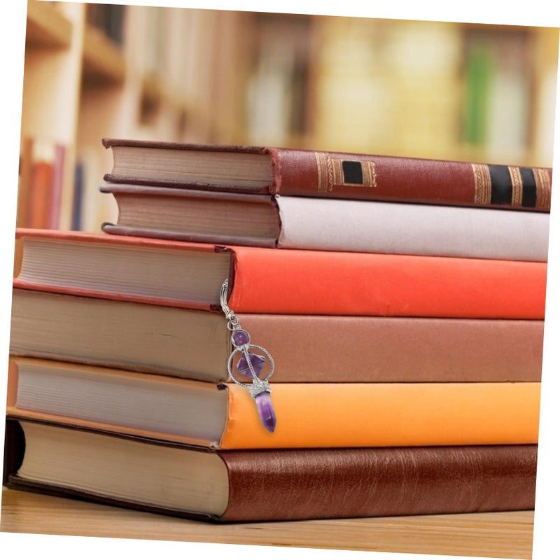 إشارة كتاب البنفسج للقراء، علامة قراءة كريستالية زخرفية - Image 5