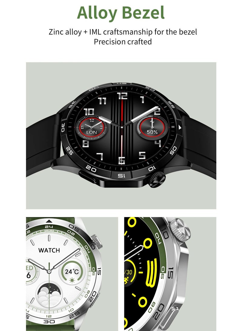 AROAQ GT4 Smart Watch 1.43inch Amoled Screen Smartwatch Bluetooth Call Health Rate Voice Assistant Sport Tracket Wristwatch Men Women - Image 5