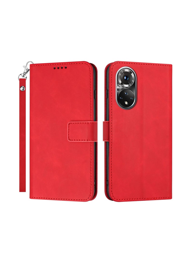 Suteni Flip Cover Card Slots Leather Phone Case for Huawei - Image 1