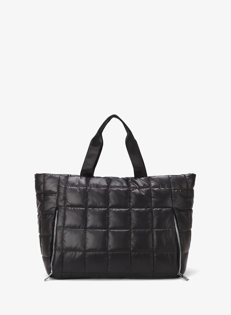 Svl Luna Quilted Puffer Tote Bag for Padel & Yoga with Yoga Mat Compartment