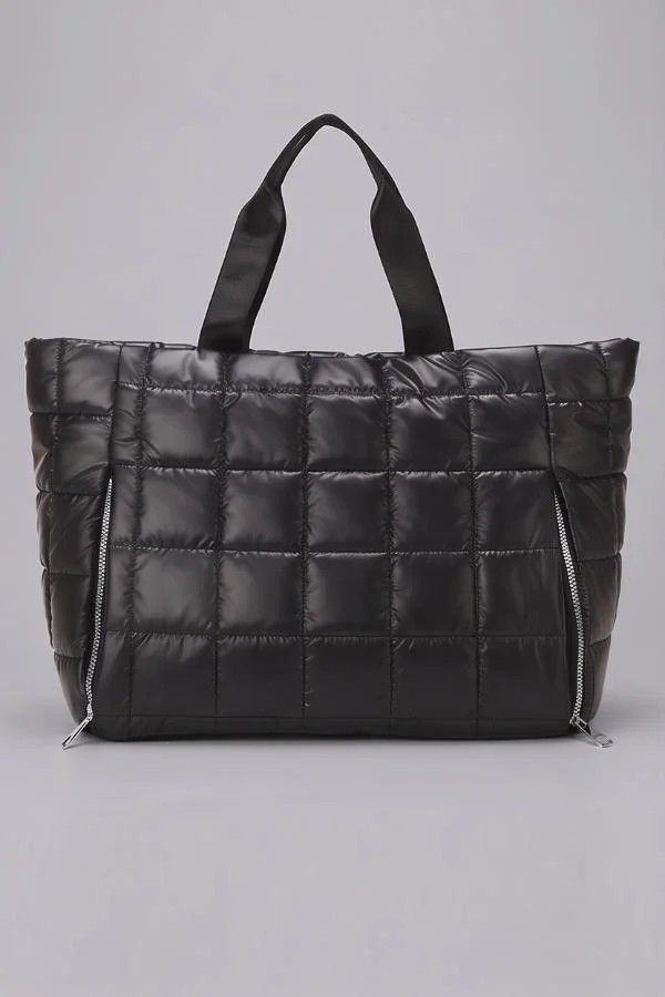 Svl Luna Quilted Puffer Tote Bag for Padel & Yoga with Yoga Mat Compartment