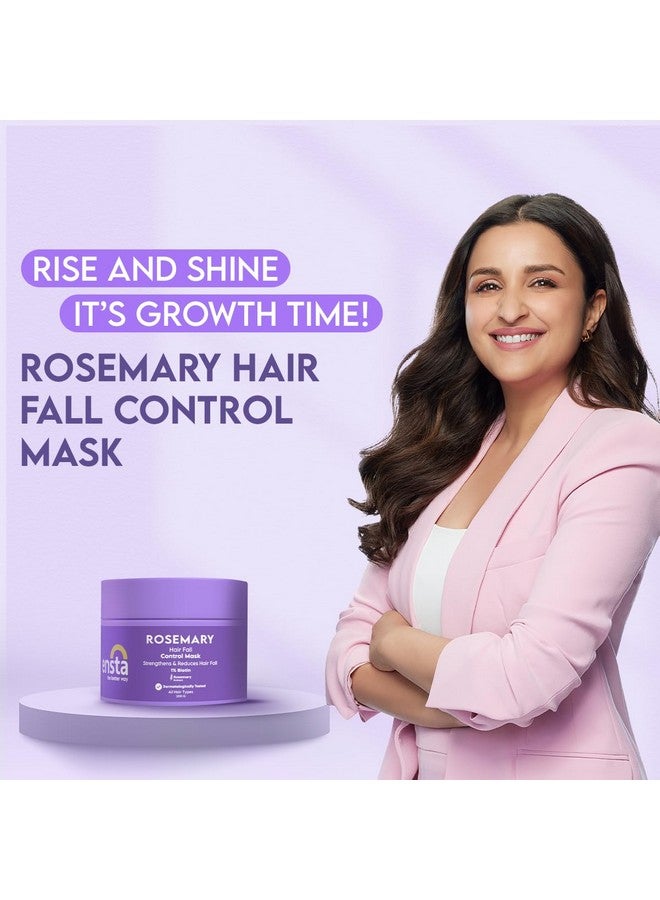 Clensta Rosemary Hair Fall Control Mask With Biotin For Reducing Hair Fall, Dandruff, Strengthens Hair & Daily Use All Hair Types Men & Women Sulfate & Paraben Free 200 Gm,1 Count - Image 2