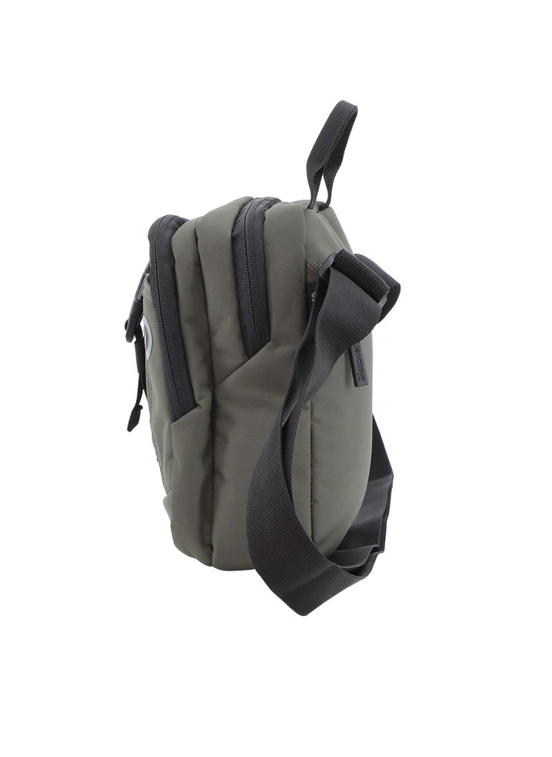 Discovery SHIELD RPET Polyester Utility Bag Khaki, Zipper Compartment Casual Shoulder Bag For Men And Women Removable Shoulder Strap Secure RFID Pocket - pzsku/ZCB08950DEE4C526670CDZ/45/_/1721990684/e5c83eda-c444-4f5e-b111-94f72e228d4c
