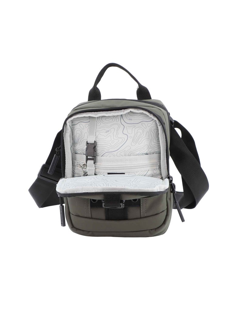 Discovery SHIELD RPET Polyester Utility Bag Khaki, Zipper Compartment Casual Shoulder Bag For Men And Women Removable Shoulder Strap Secure RFID Pocket - pzsku/ZCB08950DEE4C526670CDZ/45/_/1721990705/8b2ec936-61ba-4b15-890b-f528109d9929
