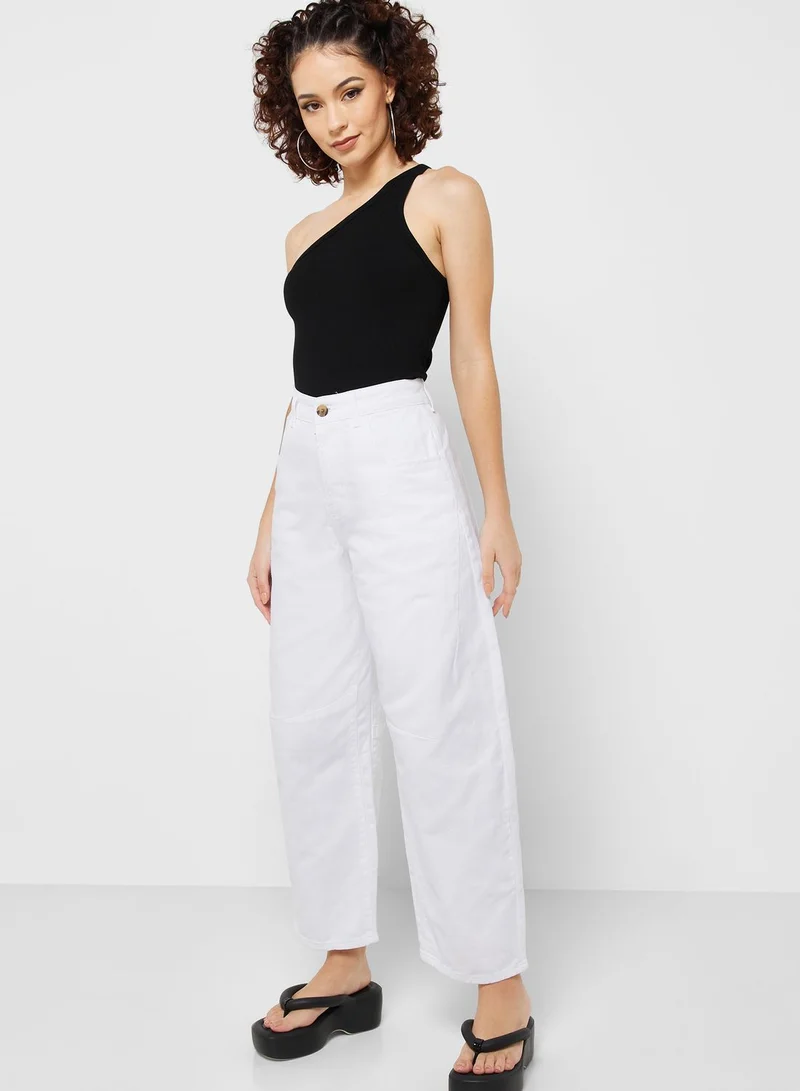 Topshop Petite Wide Leg Pants