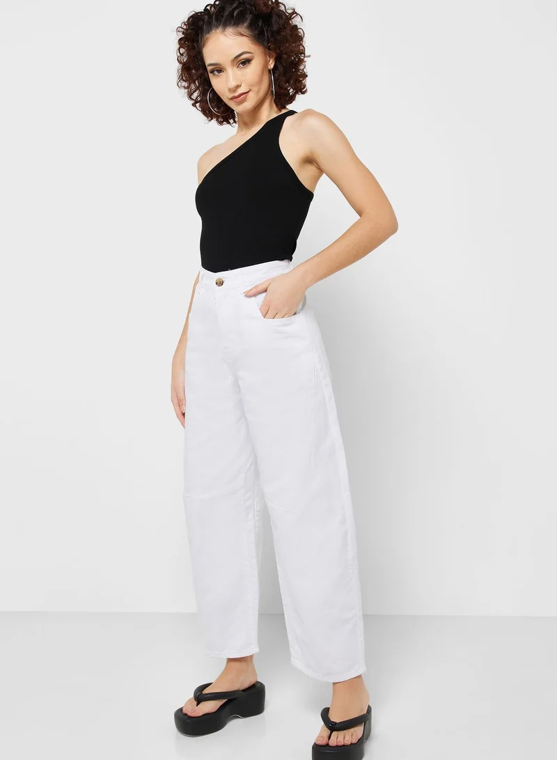 Topshop Petite Wide Leg Pants