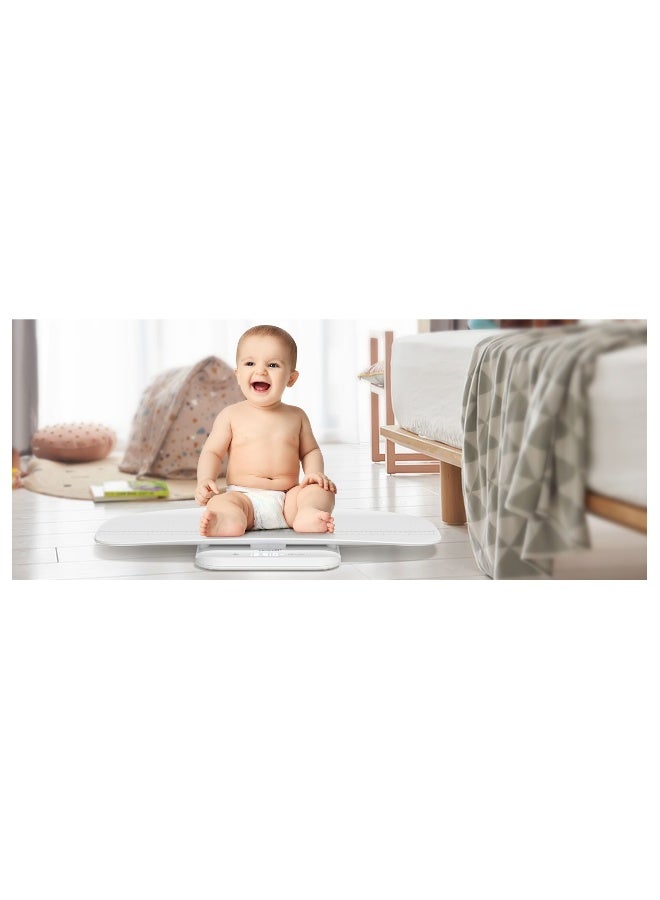 GROWNSY ميزان الأطفال، ميزان وزن الأطفال متعدد الوظائف، ميزان للحيوانات الأليفة للجرو، القط، ميزان للبالغين حتى 330 رطل، ميزان رقمي دقيق مع وظيفة الثبات، قياس ارتفاع 27 بوصة، 5 وحدات، شاشة LED - Image 4