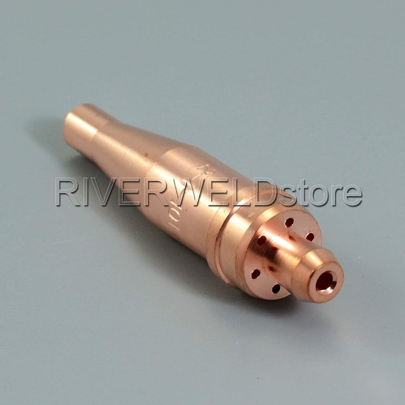 RIVERWELD Acetylene Cutting Tips 1-101 Size 6 & 6-1-101 for Victor-Style Oxygen Oxy Oxyfuel Cutter Torch Made of Copper Pack of 2 - Image 4