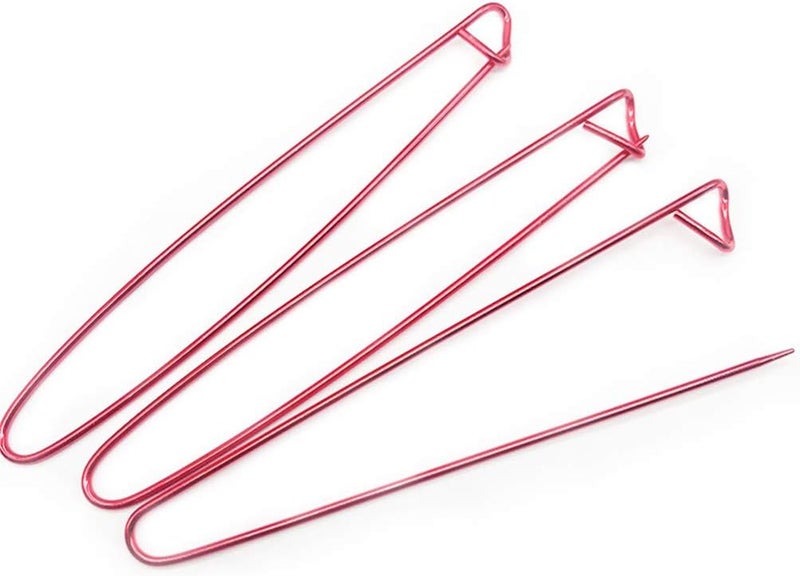 klarako 18pcs Aluminum Yarn Stitch Holders for Knitting Notions Crochet Random Color - Image 3