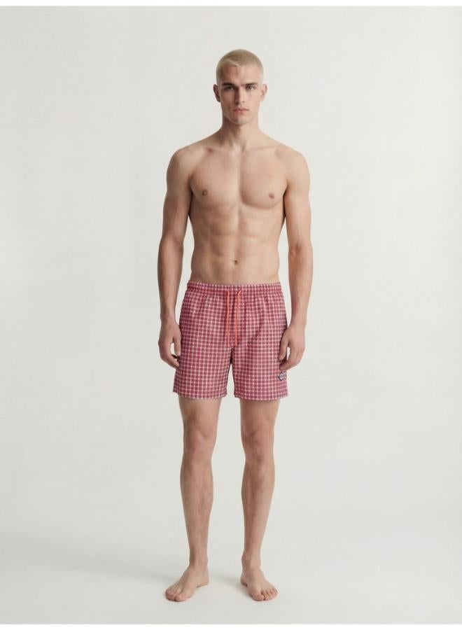 JACK & JONES Printed Drawstring Swim Shorts - Image 4