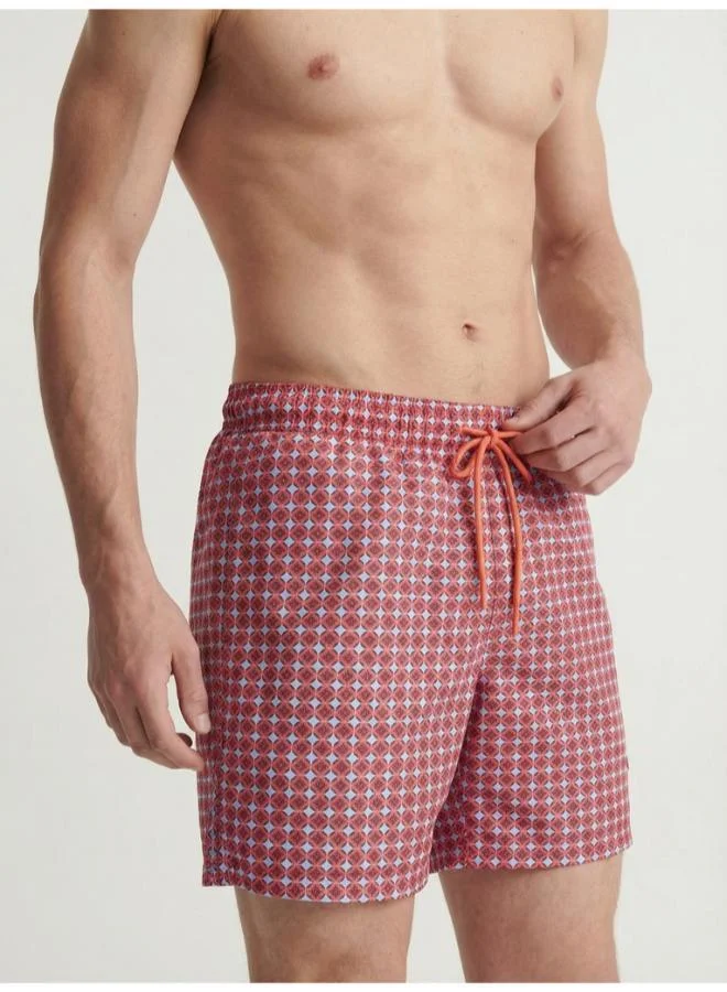 JACK & JONES  Printed Drawstring Swim Shorts for Men | Best Price UAE