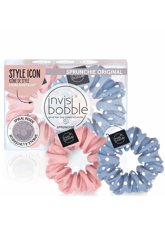 invisibobble حلقة شعر سبراشني - دوتس إت ولا أخلاق، ولكن شعاب مرجانية - عبوة من 2 - سوار سبراشني أنيق، حلقة مرنة قوية، إكسسوارات للنساء - لطيف للفتيات والمراهقات والشعر الكثيف - Image 1