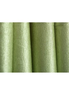 Homefab India Homefab India Royal Silky Grommet Long Door Curtain - 9 feet, Green - 2 Piece  - Image 2