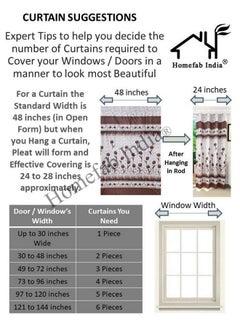 Homefab India Homefab India Royal Silky Grommet Long Door Curtain - 9 feet, Green - 2 Piece  - Image 5