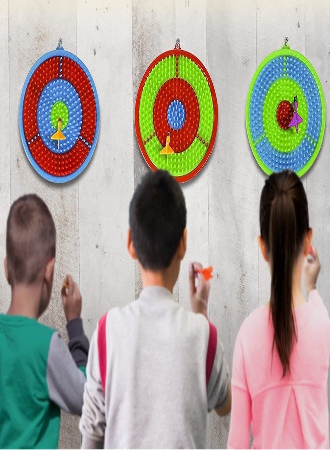 perpetual bliss (pack of 6) dart game for kids / birthday party return gifts (dimension)cm:16.5x18x2- Multi color - Image 1