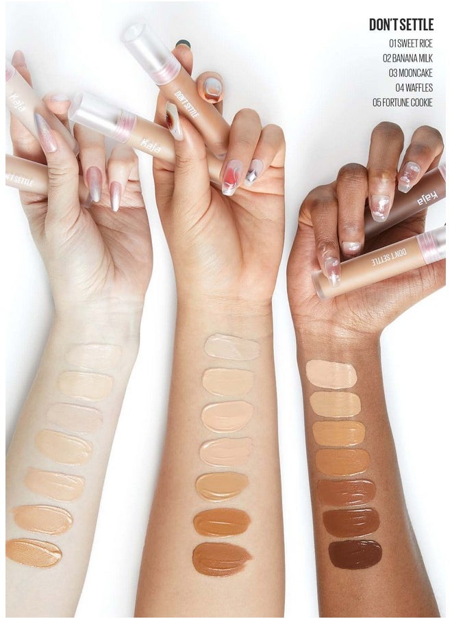 KAJA - Kaja Liquid Concealer - Don't Settle | with Aqua Ceramide, Hydrating, Buildable, Lightweight, Seamless Coverage, 05 Fortune Cookie, 0.21 Oz - Image 1