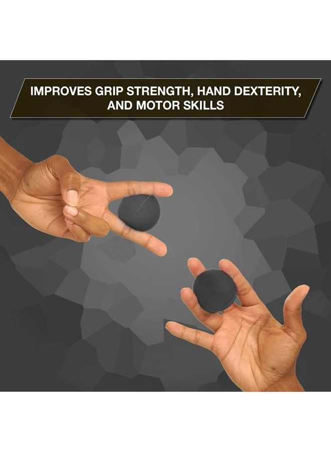 TheraBand XL Hand Exerciser – Black Extra Heavy Resistance – Large Grip Strength & Finger Therapy Ball - Image 4