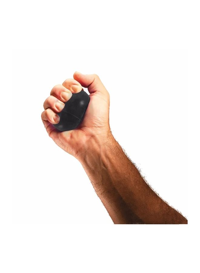 TheraBand XL Hand Exerciser – Black Extra Heavy Resistance – Large Grip Strength & Finger Therapy Ball - Image 2