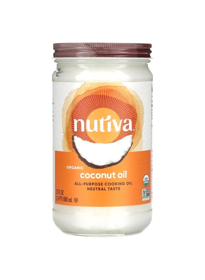 نوتيفا, زيت جوز الهند العضوي، مكرر - 680 مل - Image 1