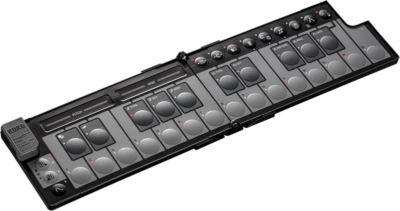 كورج كيبورد MIDI نانو كي فولد من كورج - لوحة مفاتيح قابلة للطي بـ 25 مفتاح مع USB-C و TRS-MIDI - أسود - Image 1
