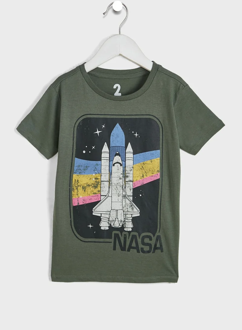 Cotton On Kids Slogan T-Shirt