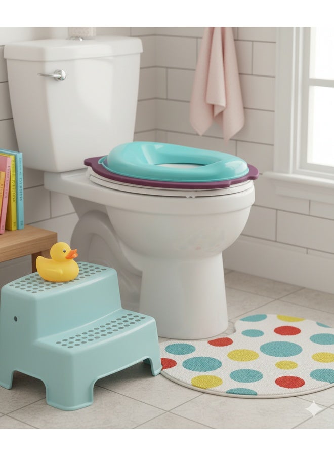 Momeasy مقعد تدريب الأطفال على استخدام المرحاض – مريح وآمن 46807 أخضر - Image 2