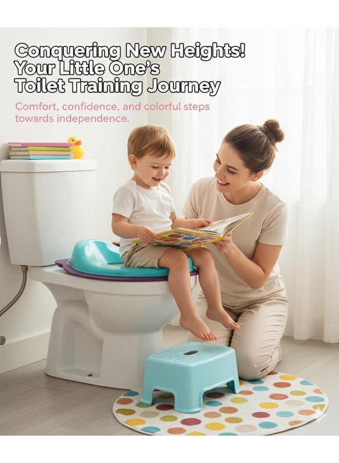 Momeasy مقعد تدريب الأطفال على استخدام المرحاض – مريح وآمن 46807 أخضر - Image 3