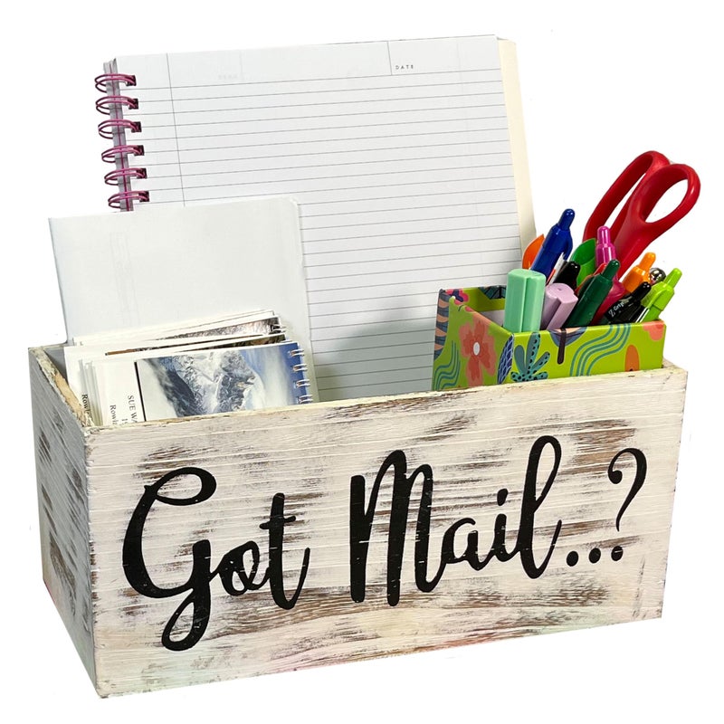 Admired By Nature Decorative Organizer Regular Mailer White