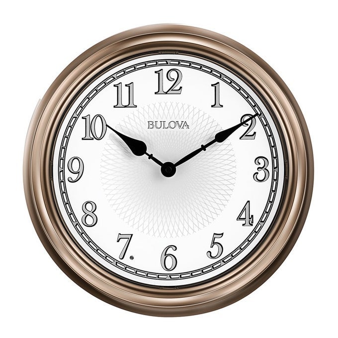 C4826 LIGHT TIME WALL CLOCK CHAMPAGNE