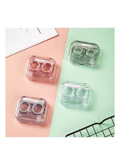Generic 1 piece random color Transparent Tweezers Contact Lenses Case for Women Portable Contact Lens Box Container Travel Contact Lenses Case  - Image 3